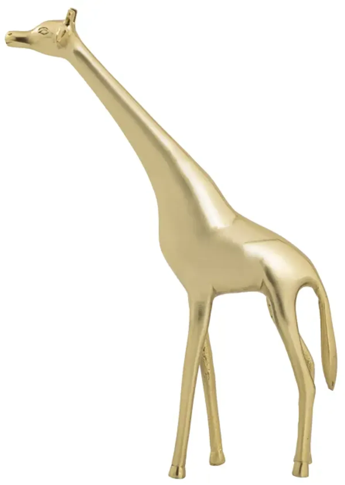 Large Brass Giraffe Sculpture