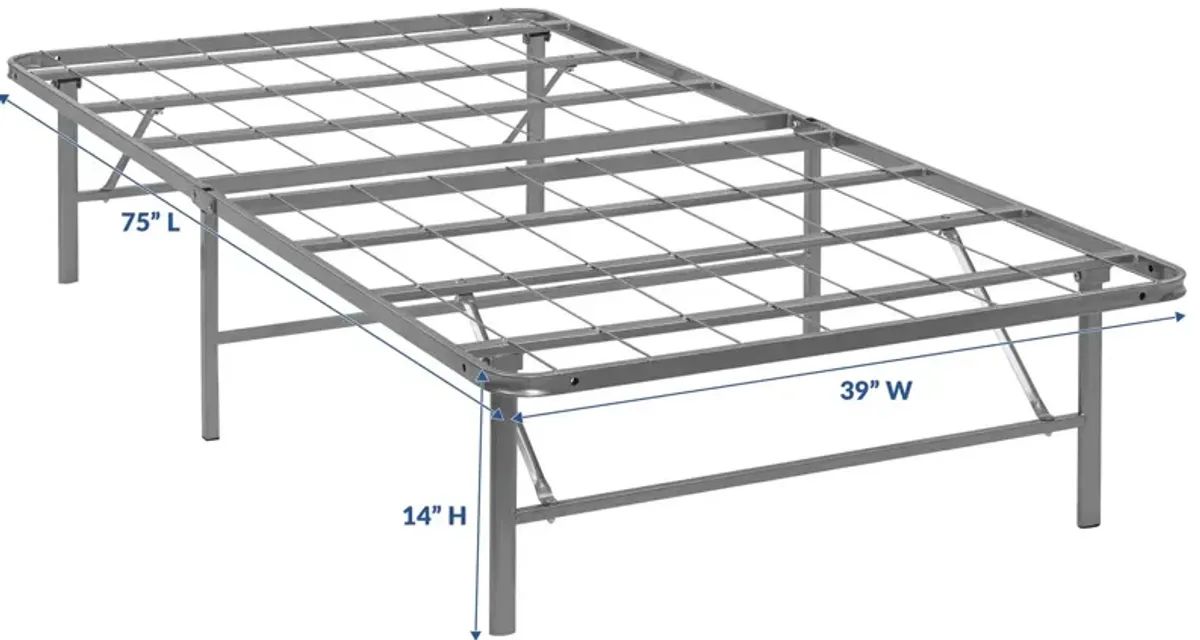 Modway - Horizon Twin Stainless Steel Bed Frame