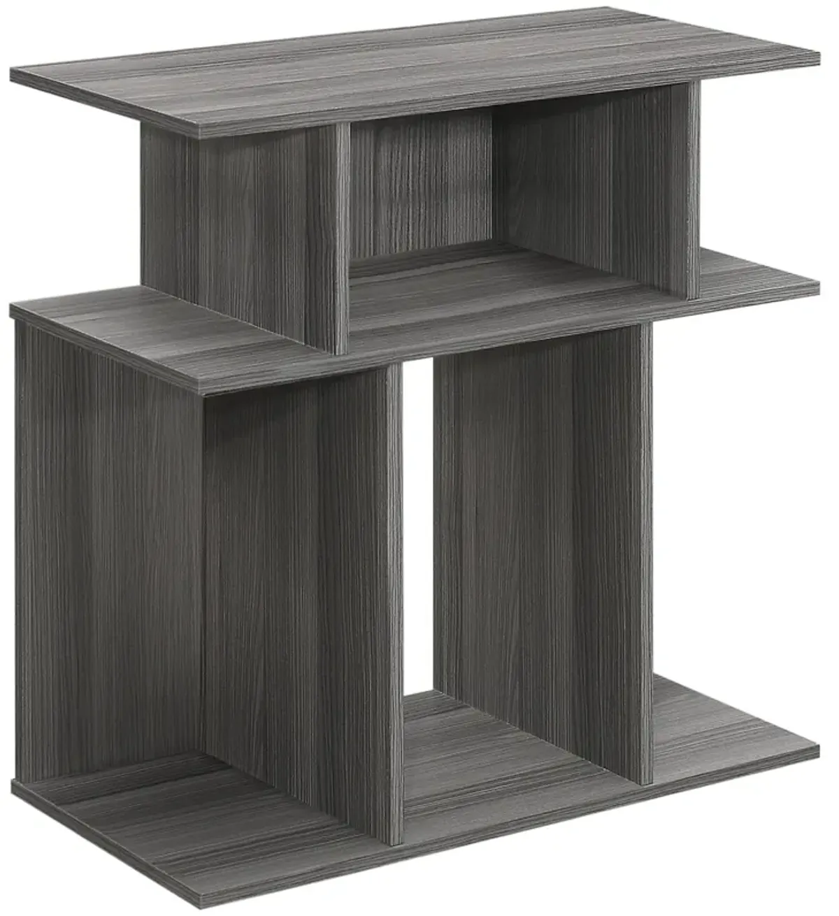 Monarch Specialties I 2481 Accent Table, Side, End, Nightstand, Lamp, Living Room, Bedroom, Laminate, Grey, Contemporary, Modern