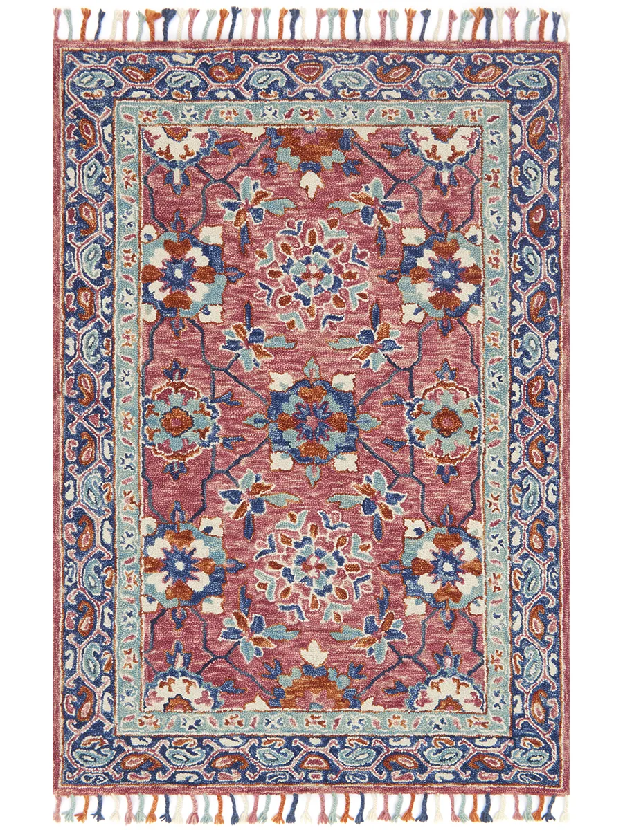 Zharah Rose/Denim 9'3" x 13' Rug