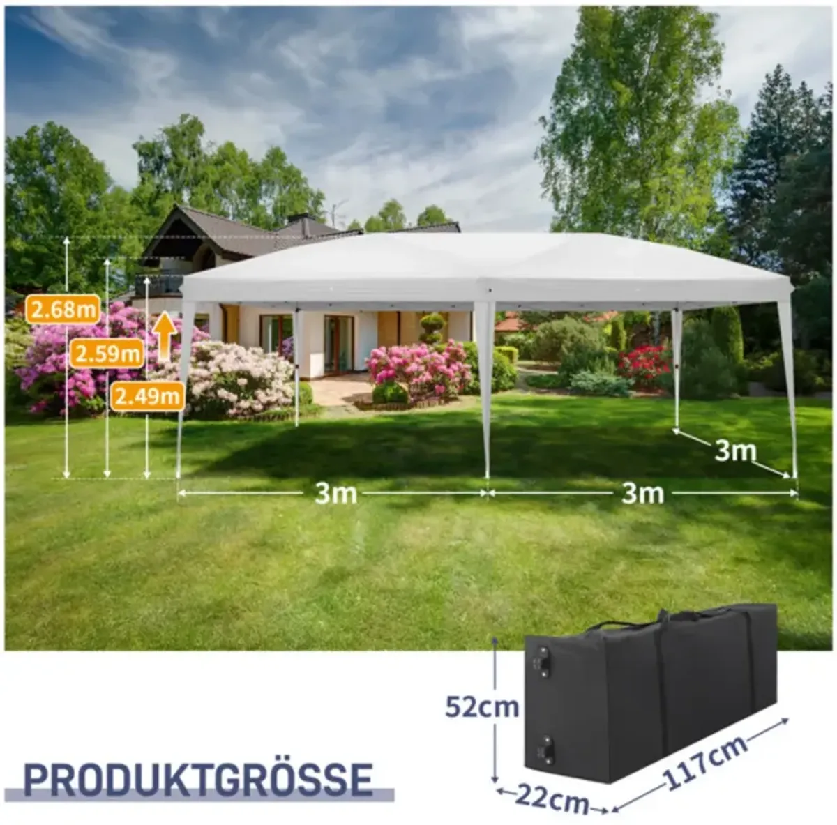 Waterproof Folding Tent with Four Windows, Ideal for Outdoor Adventures