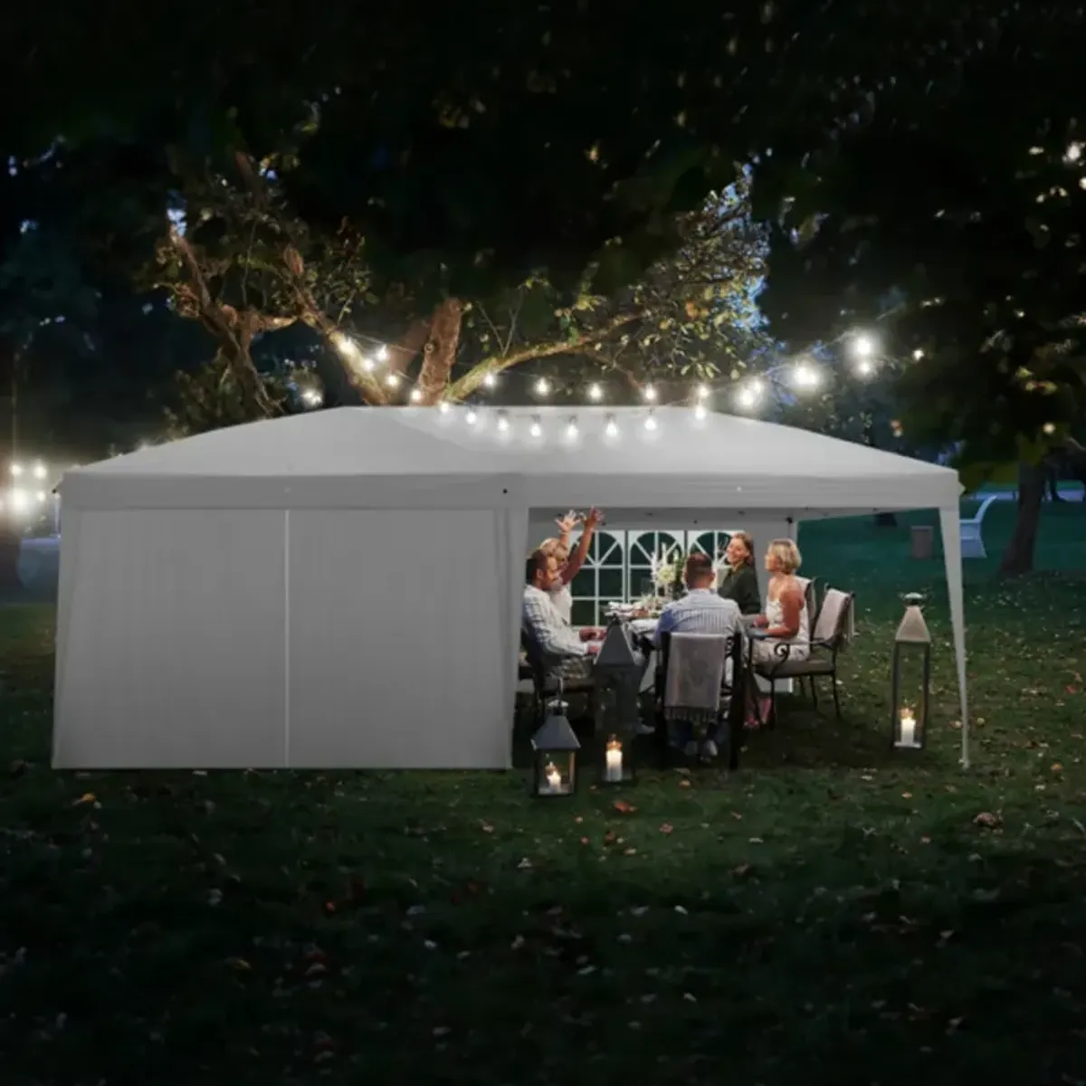 Waterproof Folding Tent with Four Windows, Ideal for Outdoor Adventures