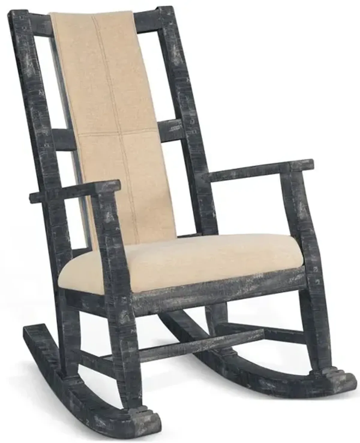 Sunny Designs Black Sand Rocker, Cushion Seat & Back