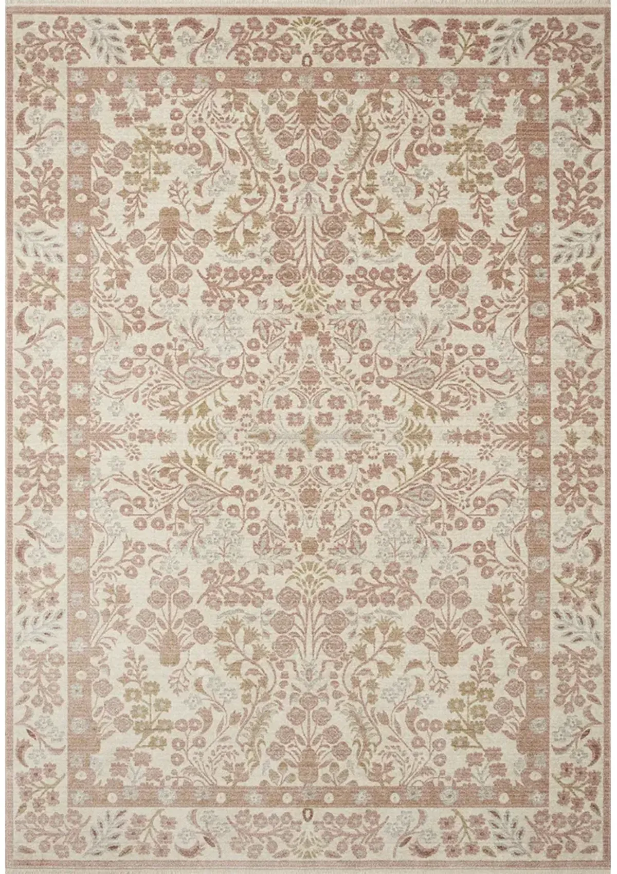 Holland HLD02 Blush 3'7" x 5'1" Rug by Rifle Paper Co.