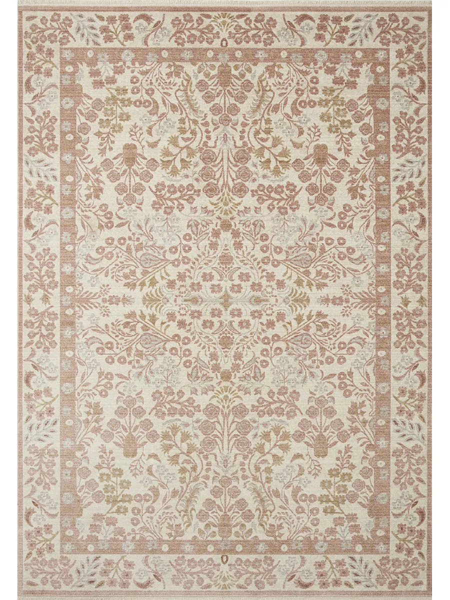 Holland HLD02 Blush 3'7" x 5'1" Rug by Rifle Paper Co.