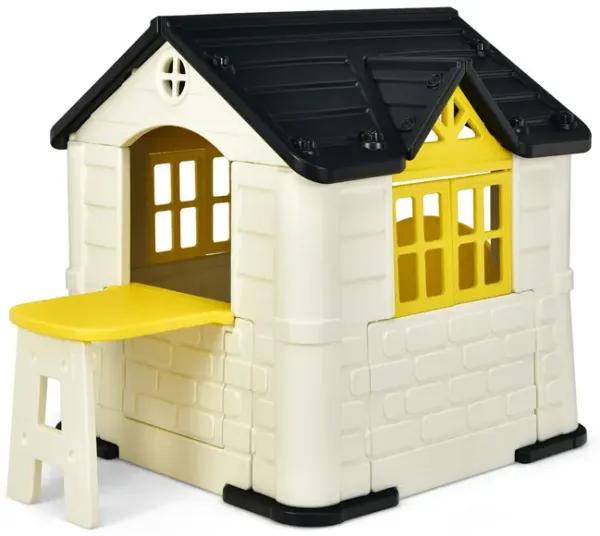 Kid’s Playhouse Pretend Toy House For Boys and Girls 7 Pieces Toy Set