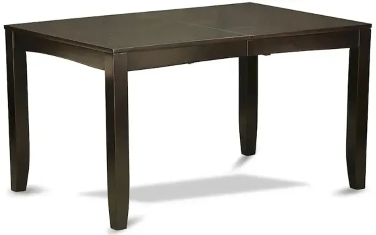 Lynfield Rectangular Dining Table 36"x66" with butterfly leaf in Cappuccino Finish