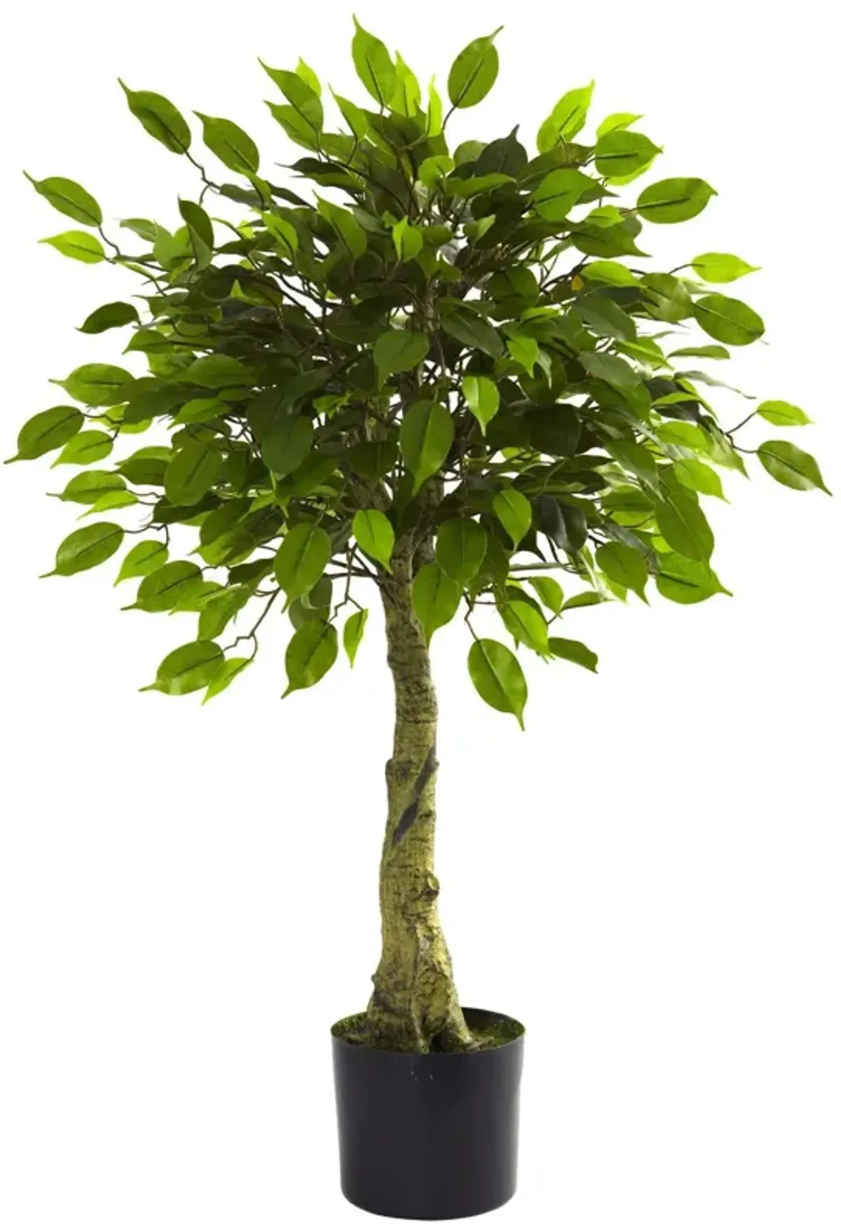 Nearly Natural 3-ft Ficus Tree UV Resistant w/504 Lvs(Indoor/Outdoor)