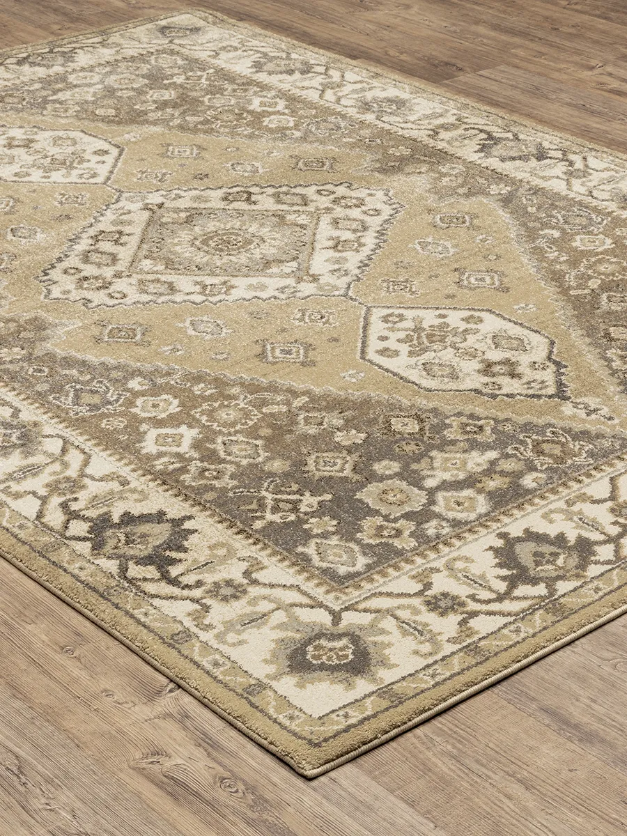 Florence 2'3" x 7'6" Beige Rug