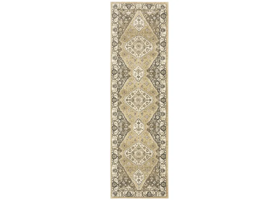 Florence 2'3" x 7'6" Beige Rug