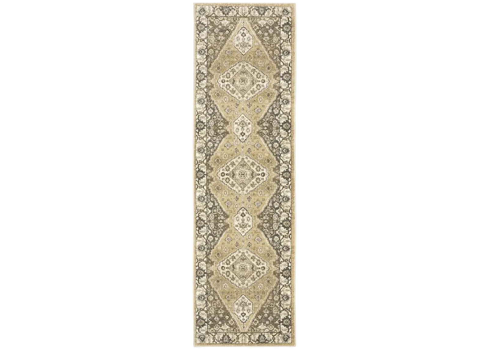 Florence 2'3" x 7'6" Beige Rug