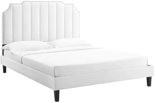 Modway - Colette King Performance Velvet Platform Bed