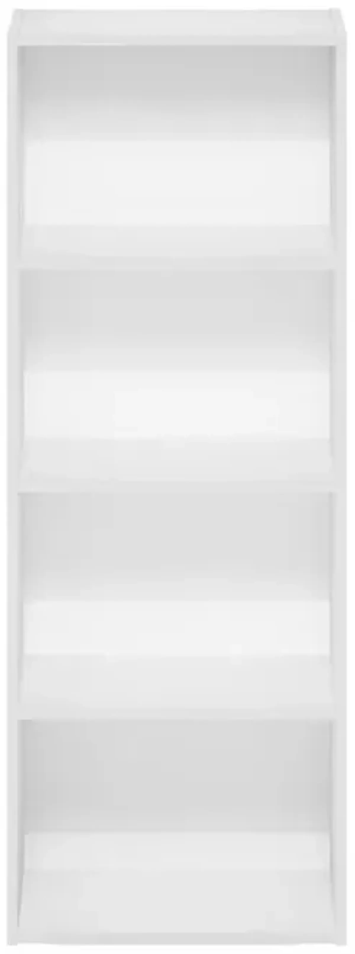 Furinno Luder 4-Tier Open Shelf Bookcase, White