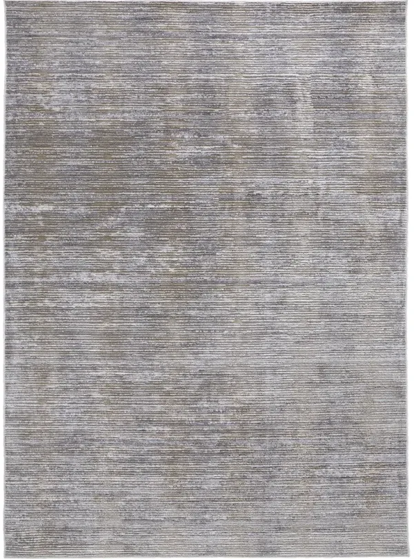 Laina 39GAF Taupe/Silver/Tan 3' x 12' Rug