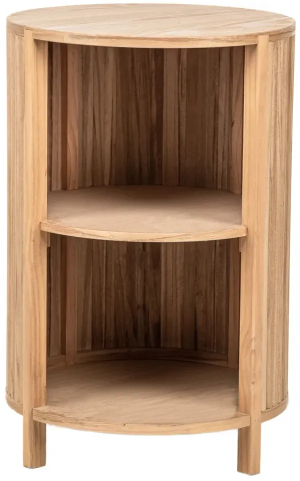 Bedside Table Night Stand Natural Wood