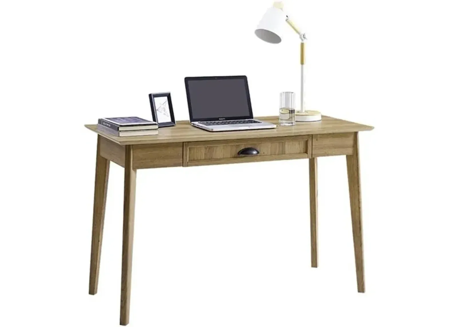 Caffoz Newport Series Home Office Computer Writing Desk, Golden Oak