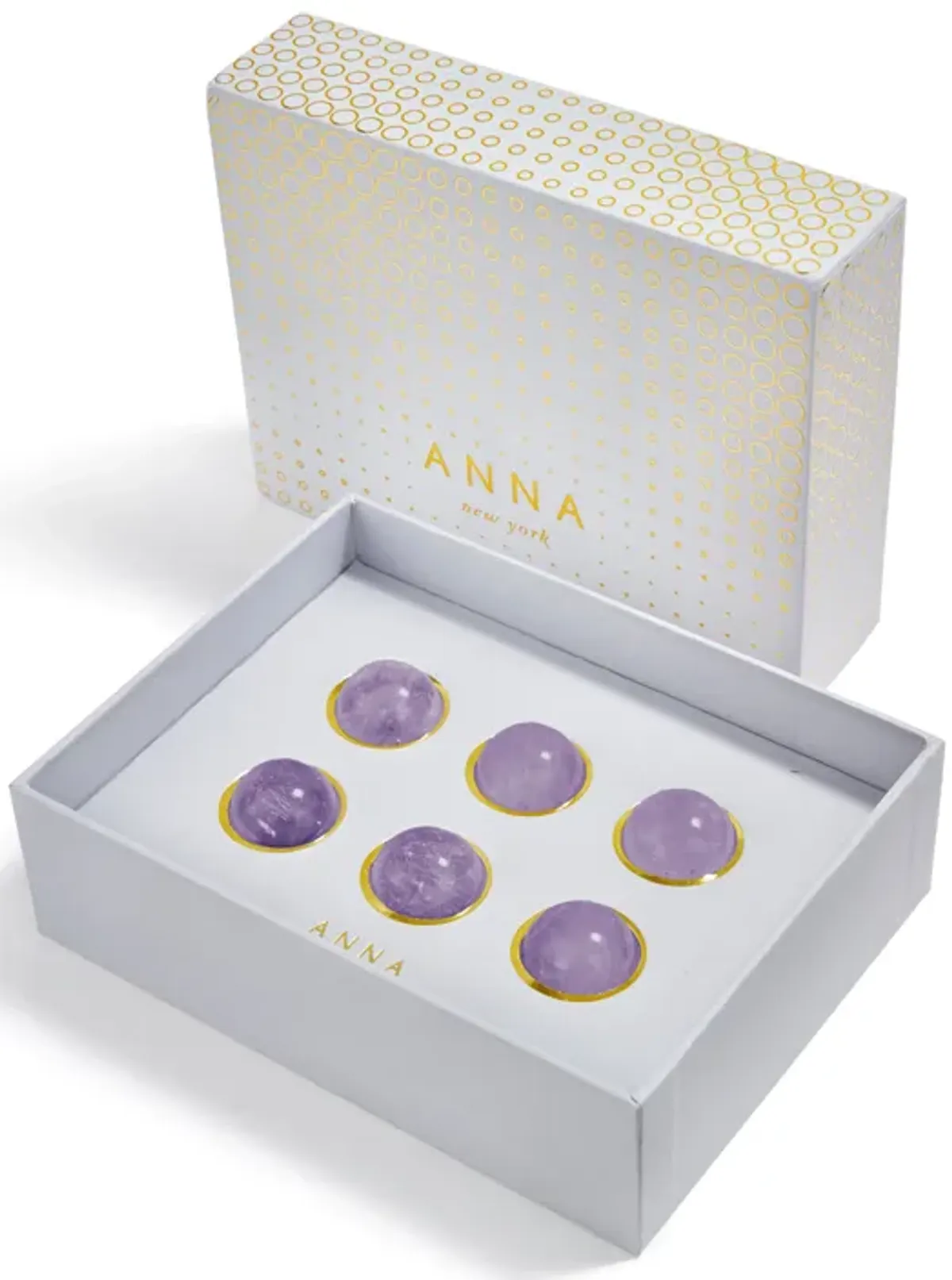 Vida Wine Gems, Flourite, Set of 6