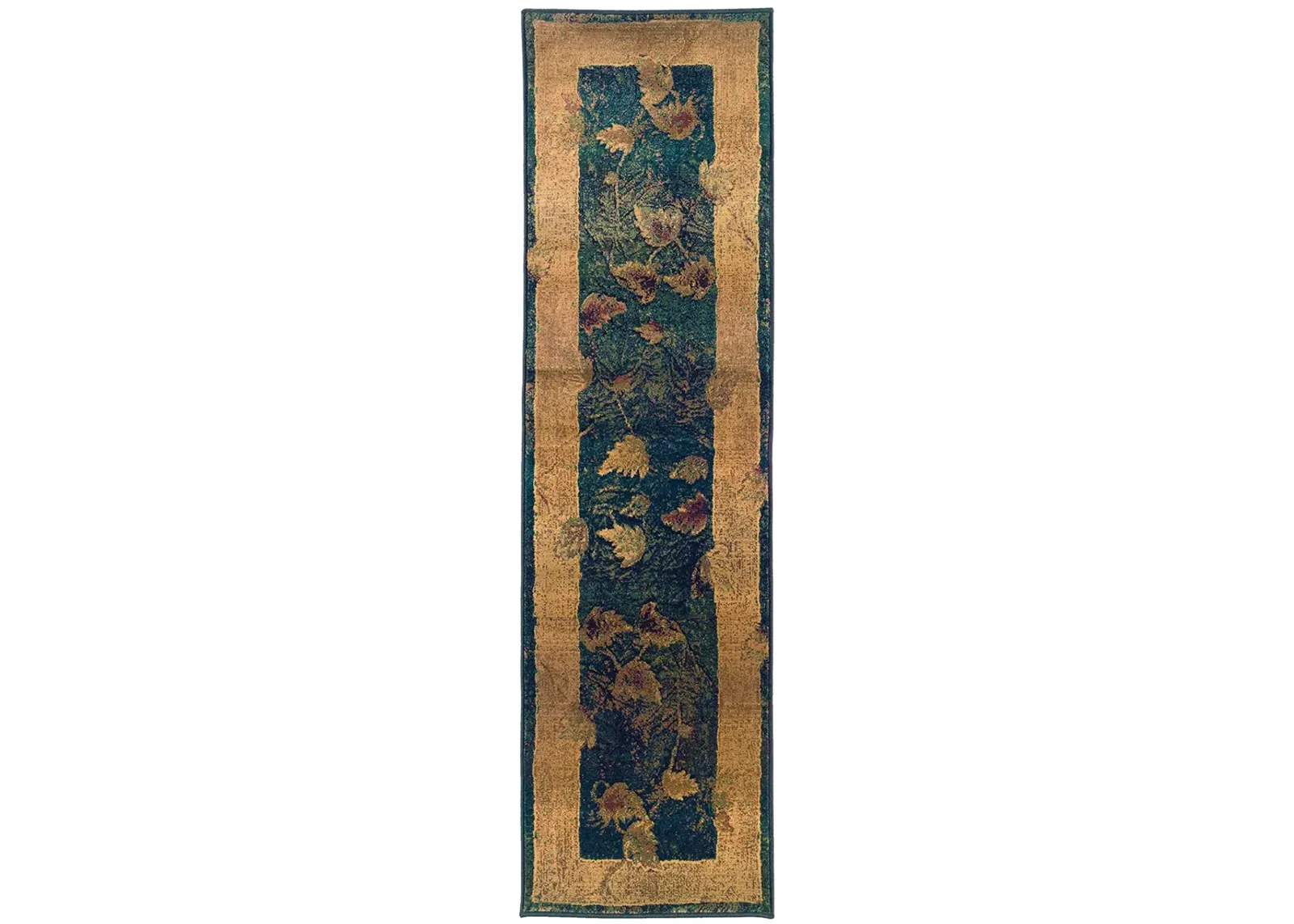 Kharma 2'3" x 7'6" Blue Rug