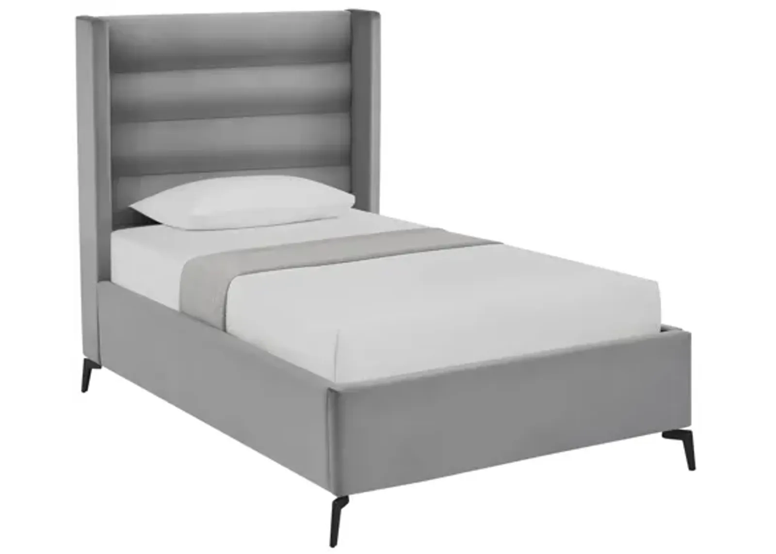 Inspired Home Ames Velvet Platform Bed