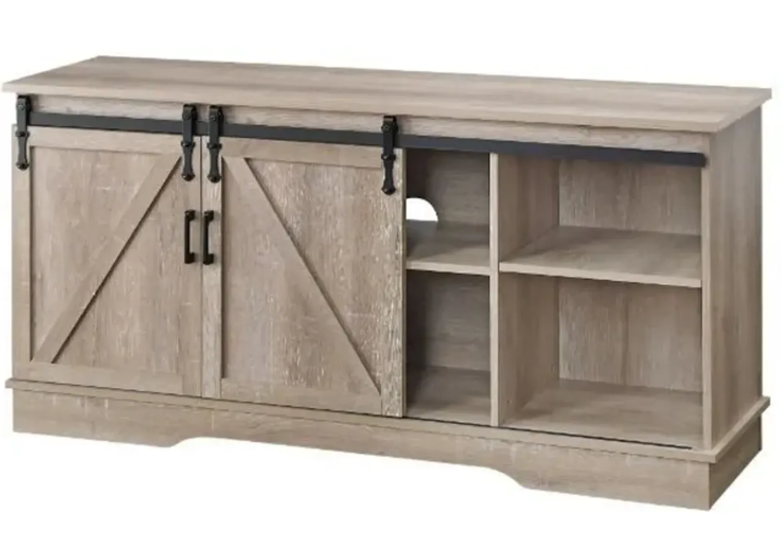 Bennet TV Stand, Oak Finish