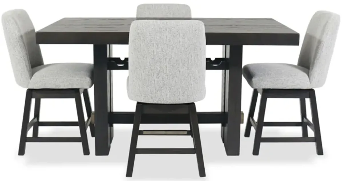 Burkhaus 5-Piece Counter Height Dining Set