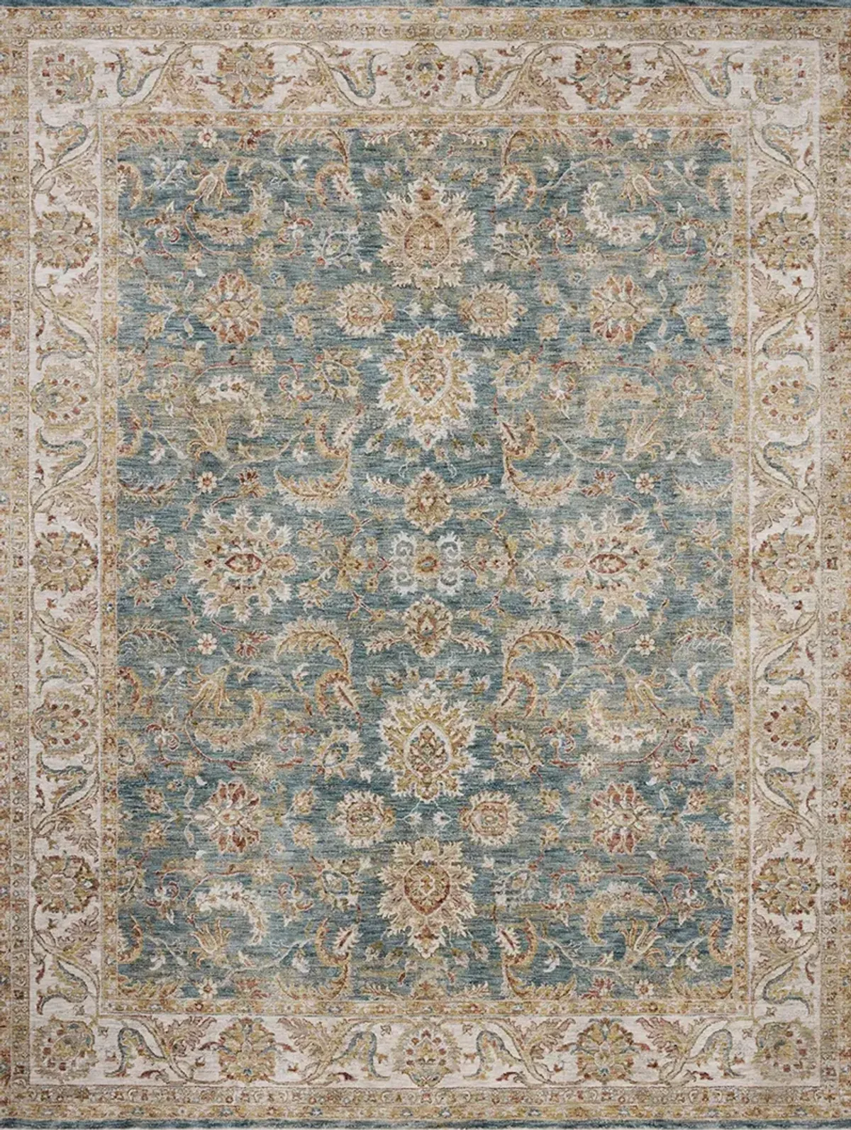 Gaia Ocean/Multi 4'0" x 5'7" Accent Rug