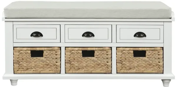 Merax Rustic Storage Bench