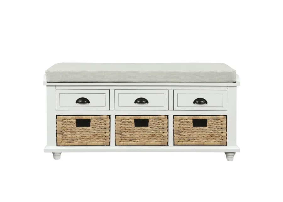 Merax Rustic Storage Bench