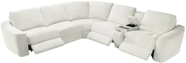 Alexent Power Reclining 6-Piece Sectional Sofa With Storage & Wireless Charging