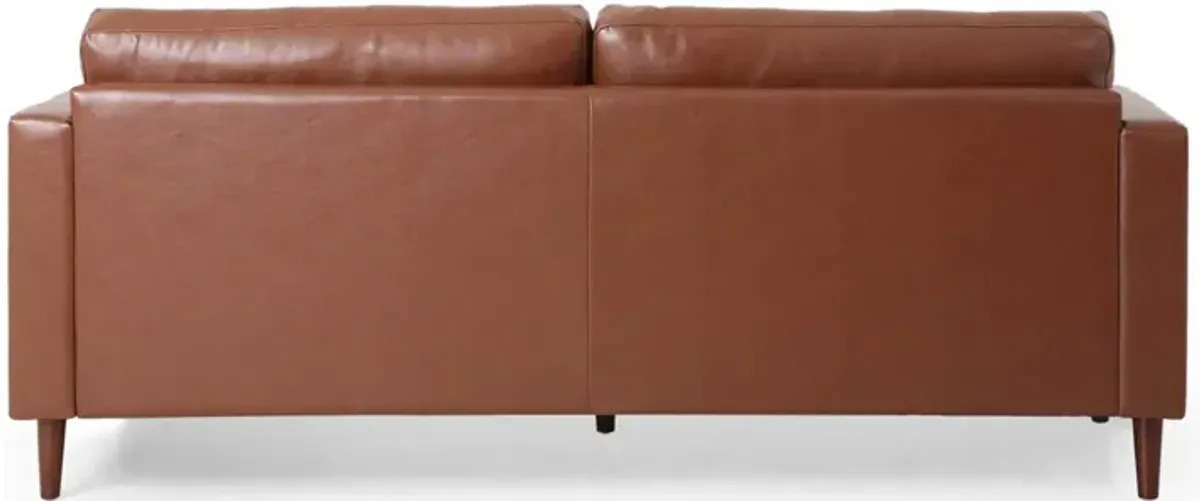 Merax Solid Wood Frame PU Fabric Sofa Couch