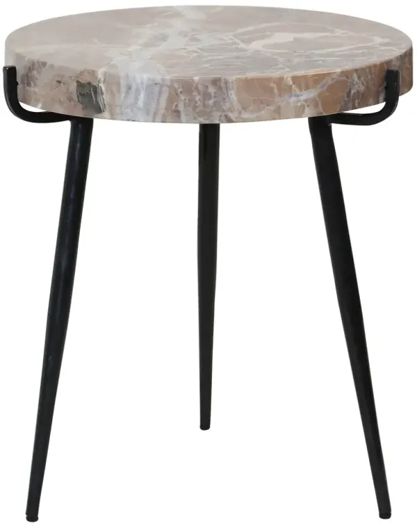 Clay Marble Side Table