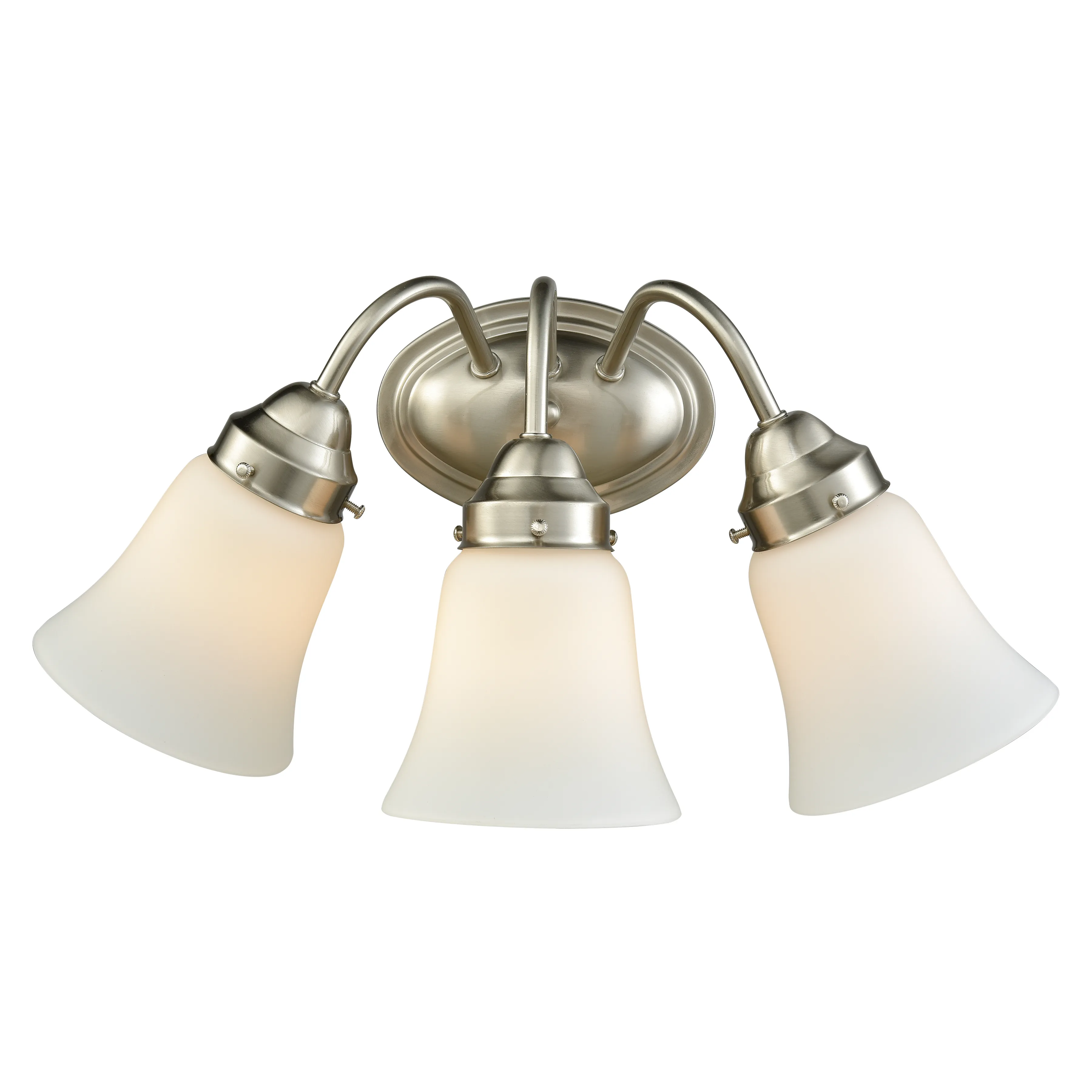 Califon 17'' Wide 3-Light Nickel Vanity Light