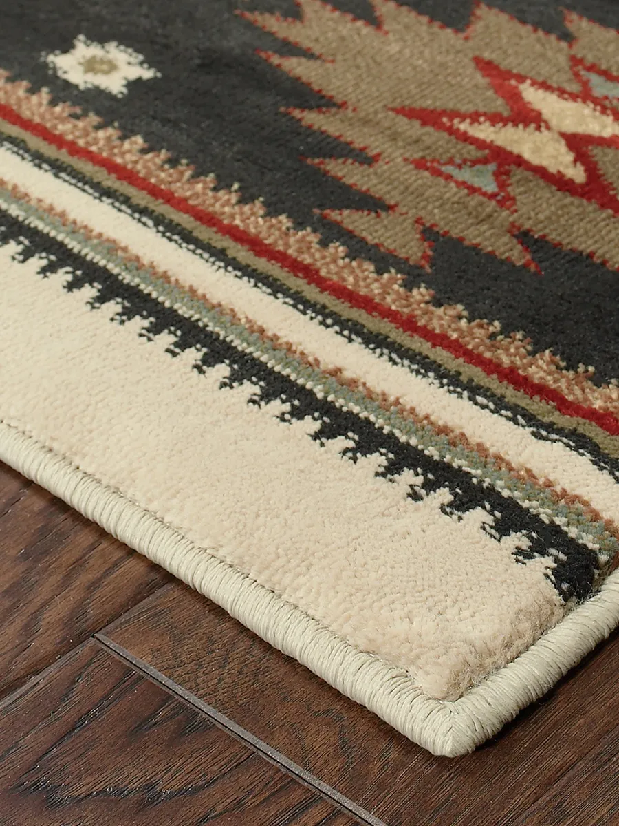 Hudson 6'7" x 9'6" Beige Rug