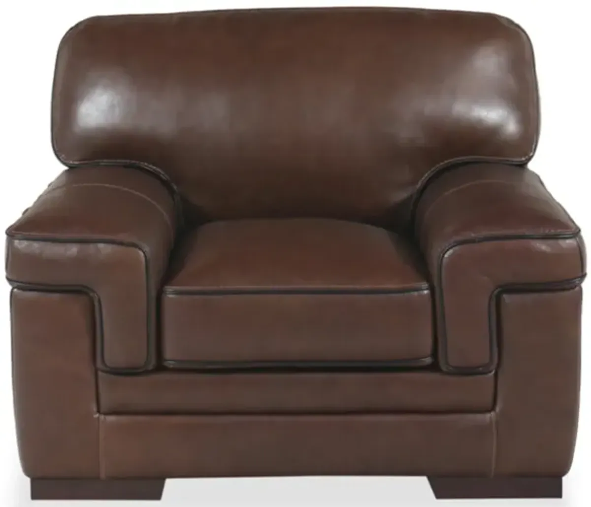 Trayton Furniture Co.|Longhorn Bramble Upholstery|Longhorn Bramble Chair|Leather, Stationary Chair