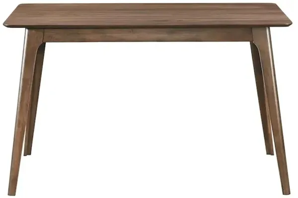 New Classic Furniture Oscar Wood Counter Height Table in Walnut