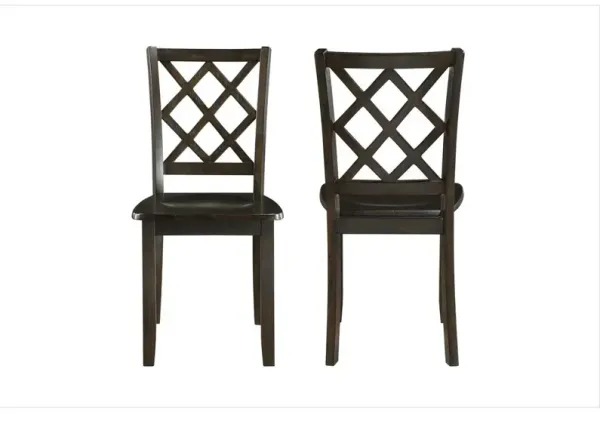 New Classic Furniture Trellis Dining Chair (2 Per Carton)-Brown