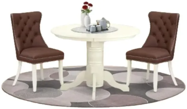 3 Piece Kitchen Table Set for Small Spaces
