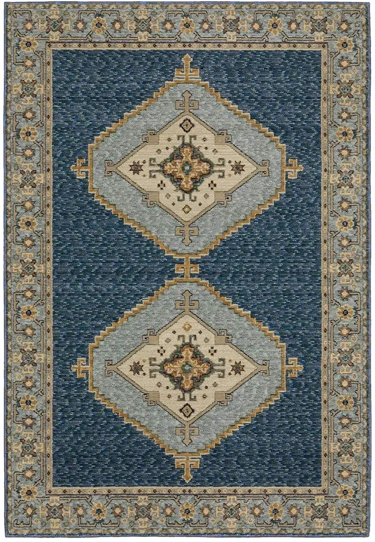 Andorra 1'10" x 3'2" Blue Rug