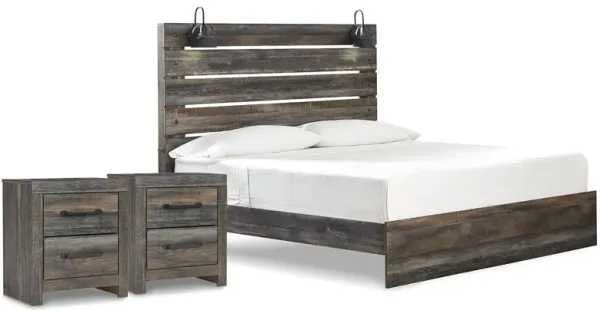 Drystan King 3 Piece Bedroom Set