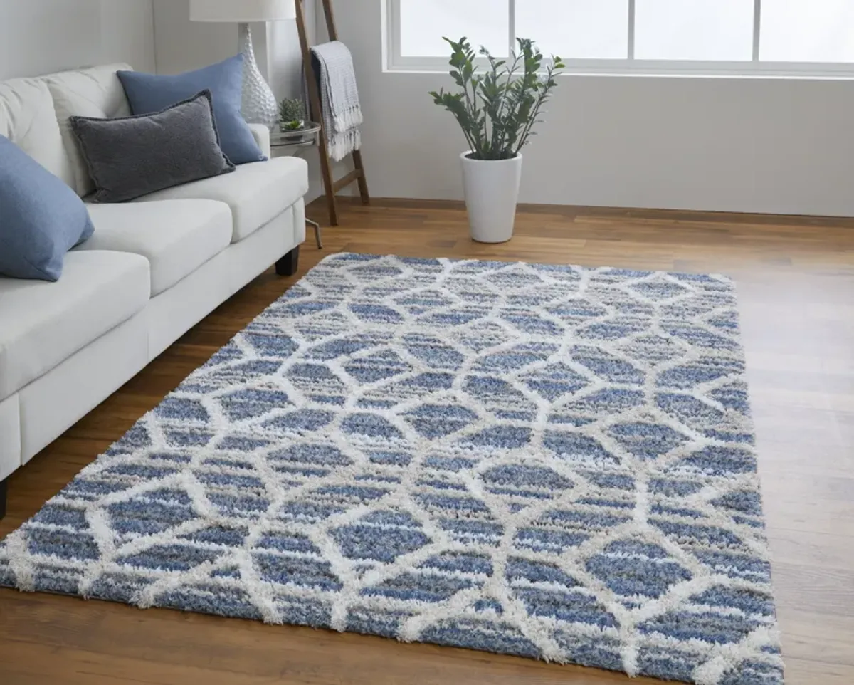 Mynka 39ICF Blue/Ivory 10' x 14' Rug