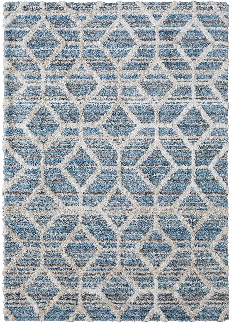 Mynka 39ICF Blue/Ivory 10' x 14' Rug