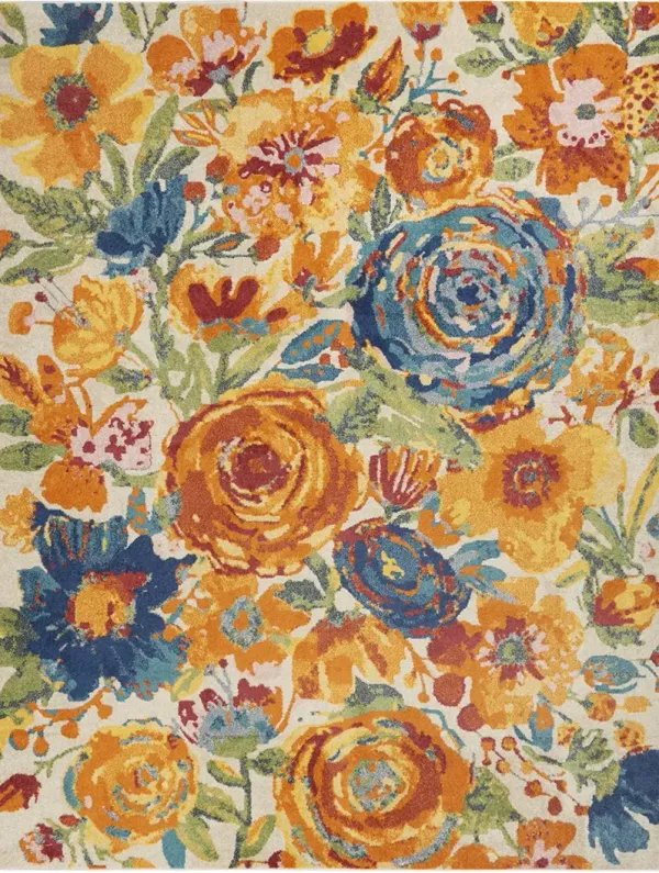 Allur ALR07 Ivory/Multicolor 7'10" x 9'10" Rug