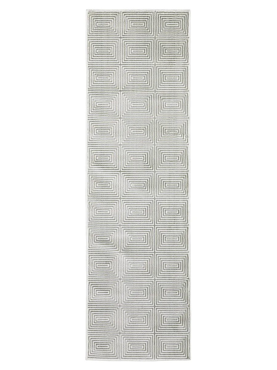 Montecito 2'3" x 7'6" Grey Rug