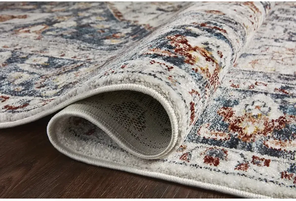 Samra Ivory/Denim 11'6" x 15'7" Rug