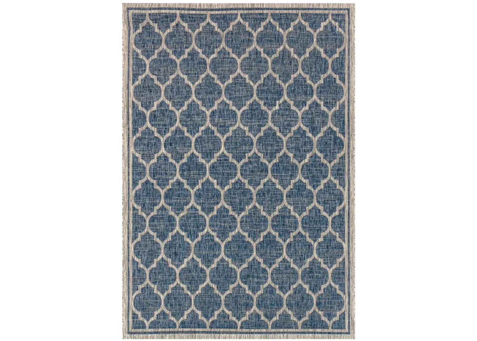 Trebol Moroccan Trellis Textured Weave Indoor/Outdoor Area Rug