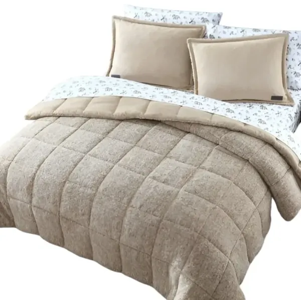 Sherpa & Micro Suede Reversible Comforter Set – Plush Warmth for Year-Round Comfort