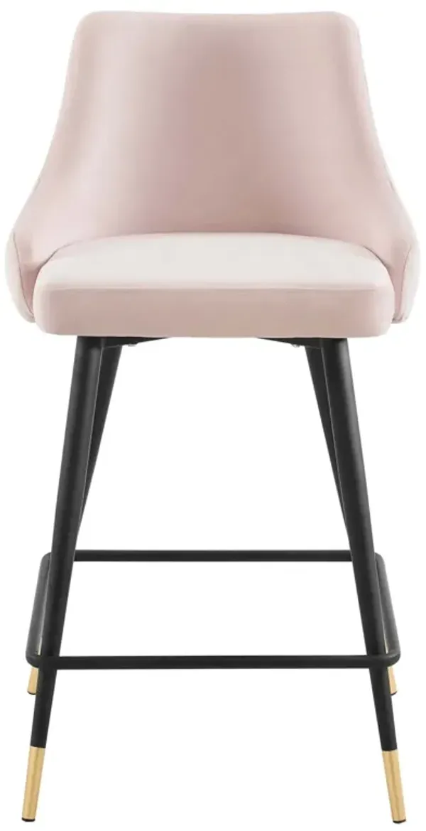 Adorn Performance Velvet Counter Stool
