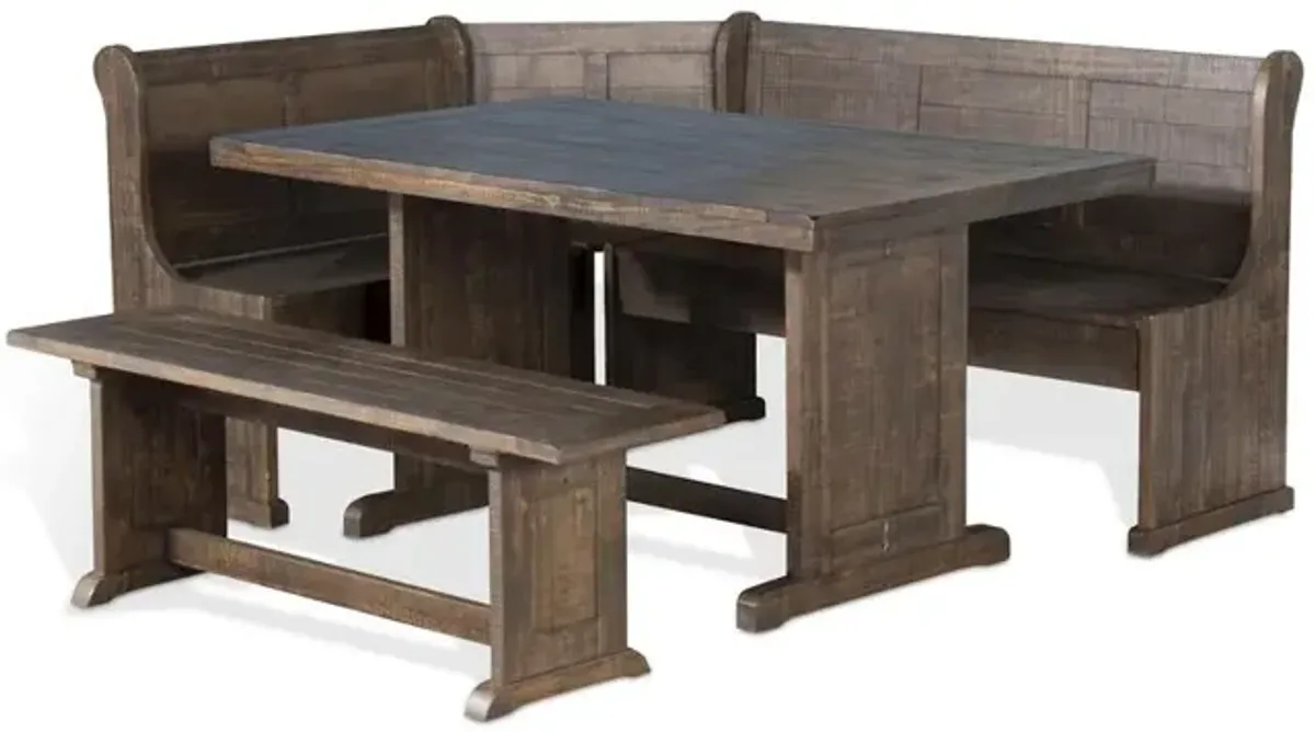 Sunny Designs Wood Breakfast Nook Dining Set