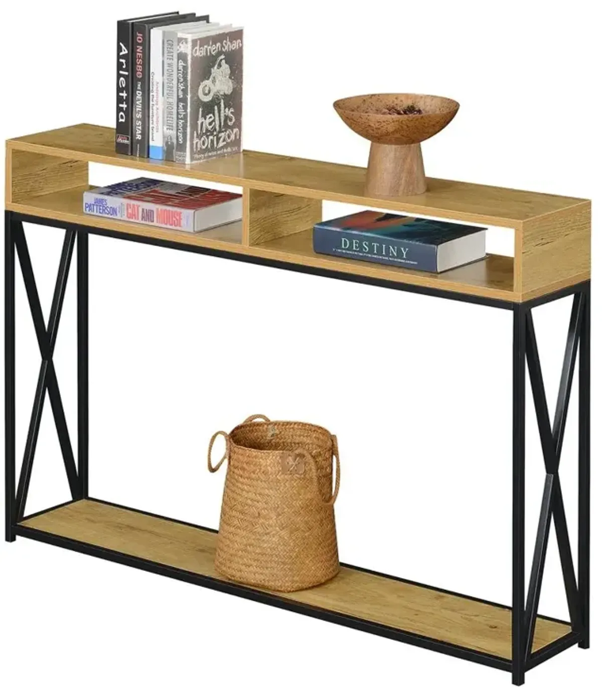 Convenience Concepts Tucson Deluxe 2 Tier Console Table