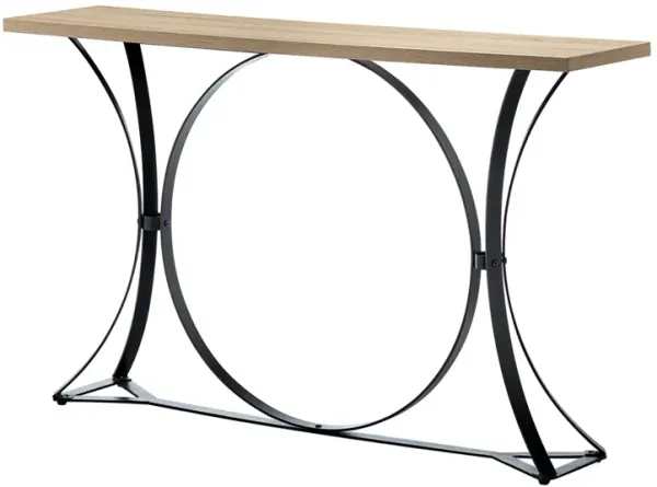 Maurice 47" Contemporary Console Table With Metal Base
